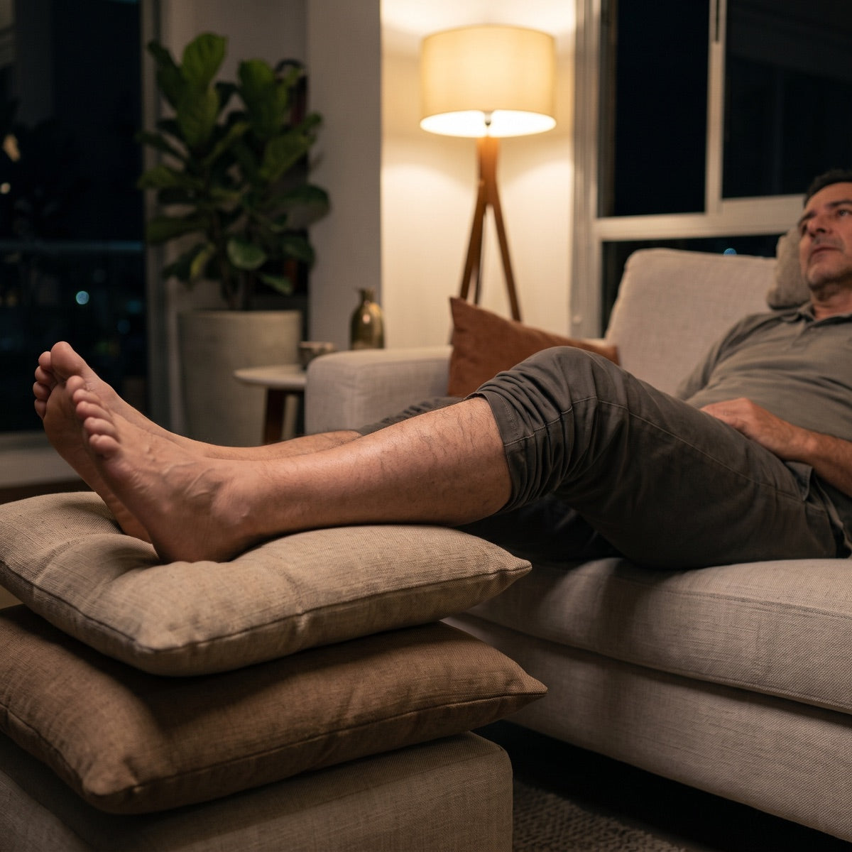 Terminas el día con ganas de subir los pies