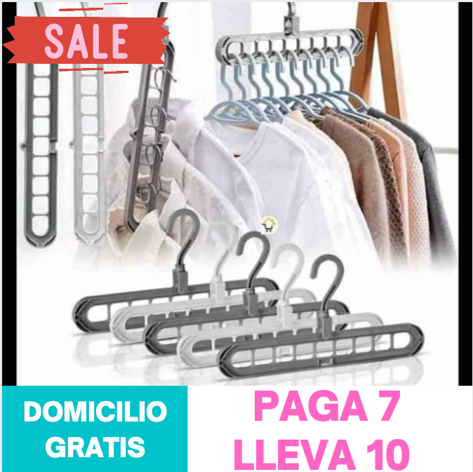 GANCHO ORGANIZADOR DE ROPA