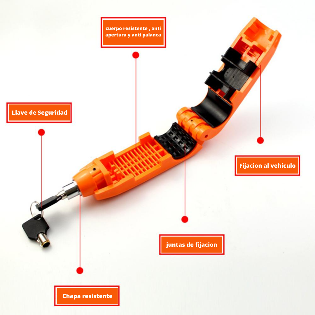 Candado AntiRobo para moto Doble Función