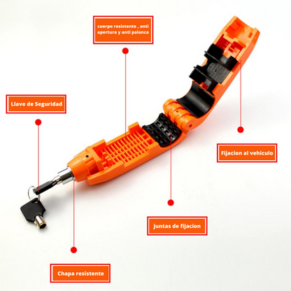 Candado AntiRobo para moto Doble Función